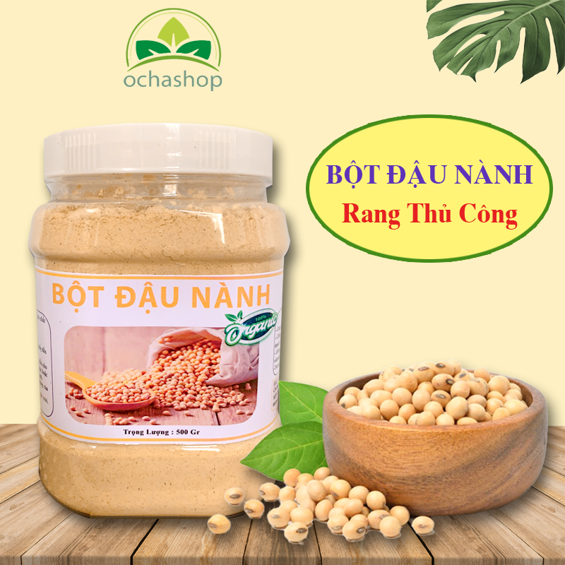 Bột Đậu Nành Nguyên Chất 500gr Rang Thủ Công