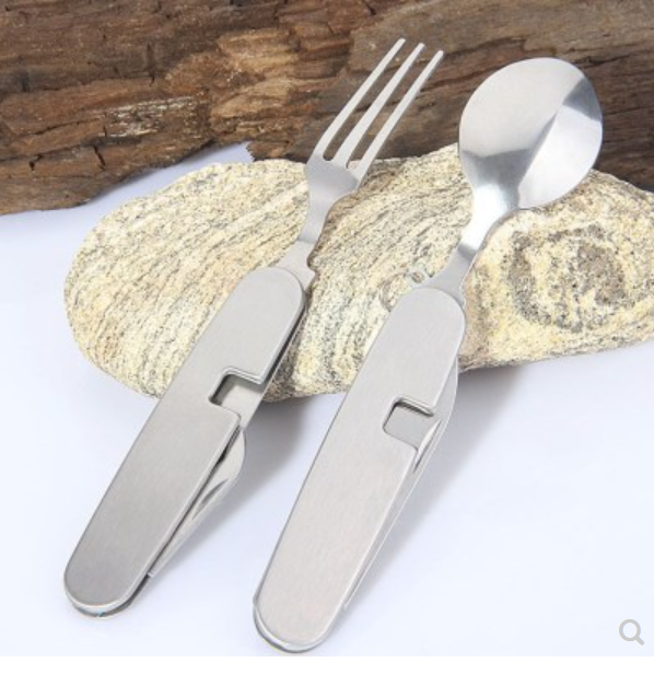 Bộ dao thìa dĩa gấp gọn siêu nhẹ