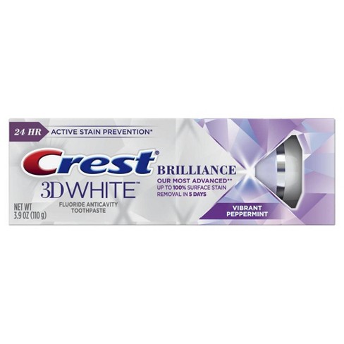 [Đủ Mùi] Kem Đánh Răng Crest 3D White Brillance (110g)