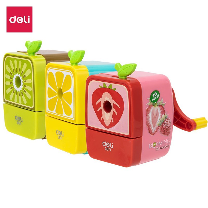 Gọt chì quay tay deli - hoa quả vuông - 671