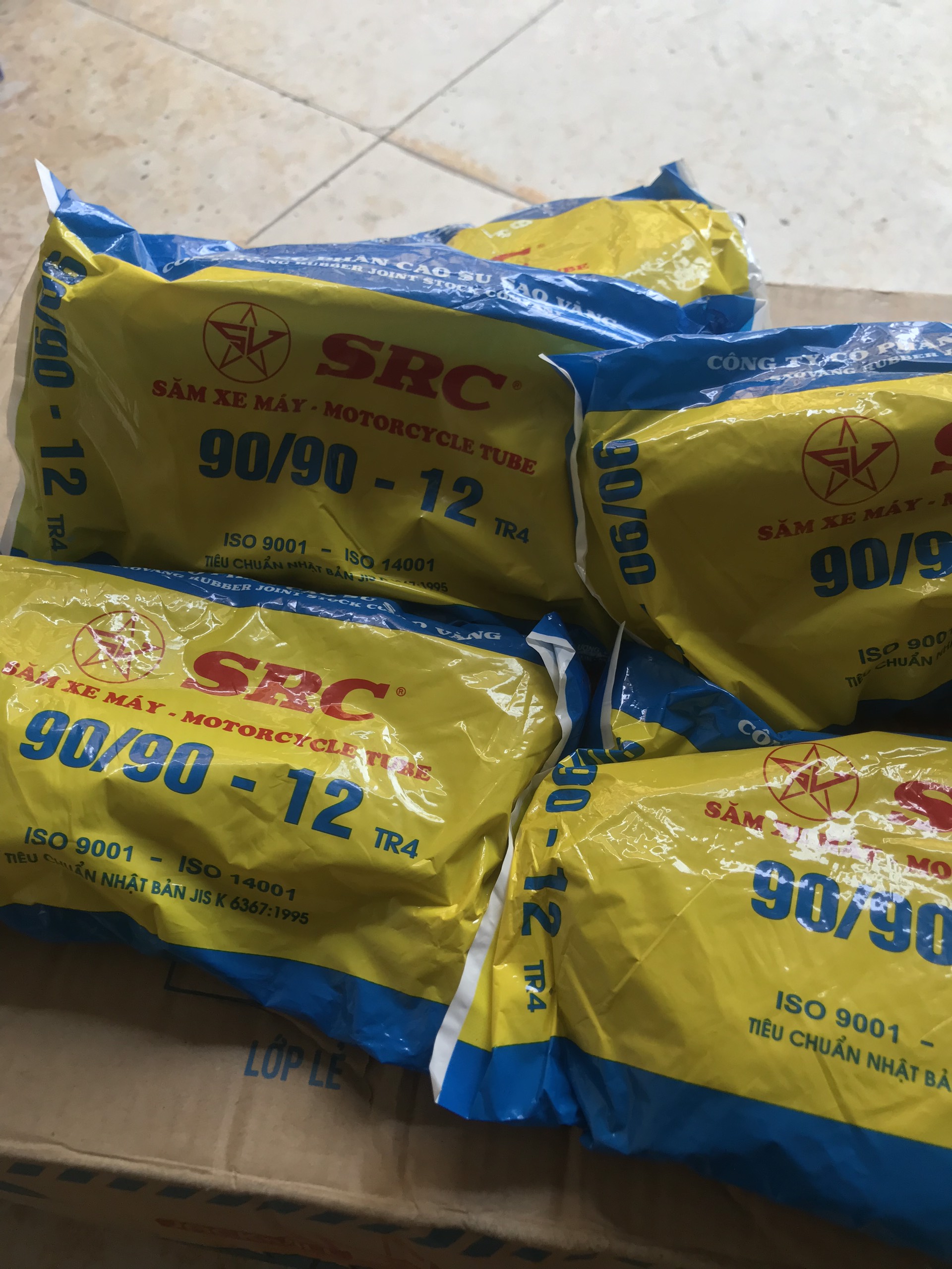 Ruột (săm xe rùa) size 90/90-12