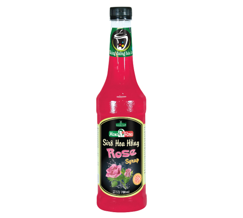 Siro Mama Rosa hoa hồng 700ml siro trà sữa, siro golden farm