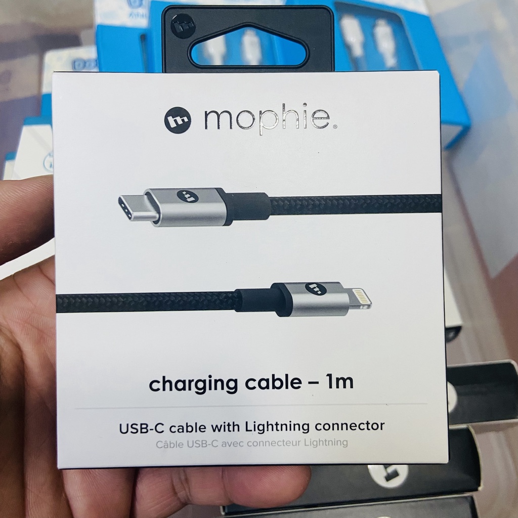 [GIAO HỎA TỐC]  Cáp USB-C To Lightning Mophie 1M chuẩn MFI