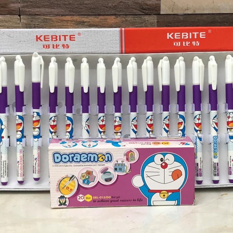 Bút nước gel Doremon tím chính hãng [Kho sỉ HCM: NHÀ SÁCH - VPP BẢO HÂN]