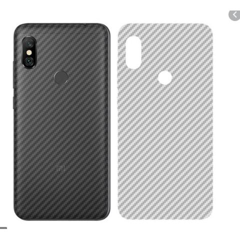 Bộ 2 miếng dán lưng carbon xiaomi mi8