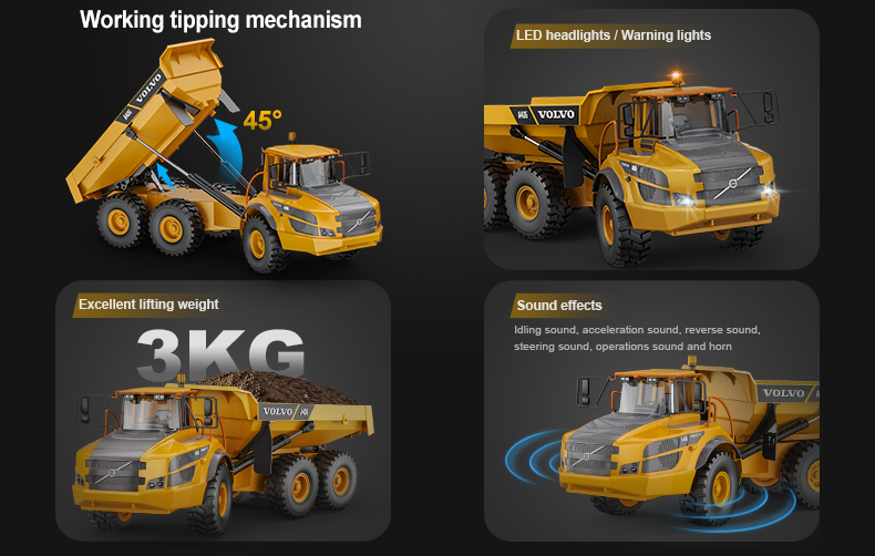 XE BEN  ĐIỀU KHIỂN TỪ XA VOLVO A40 G