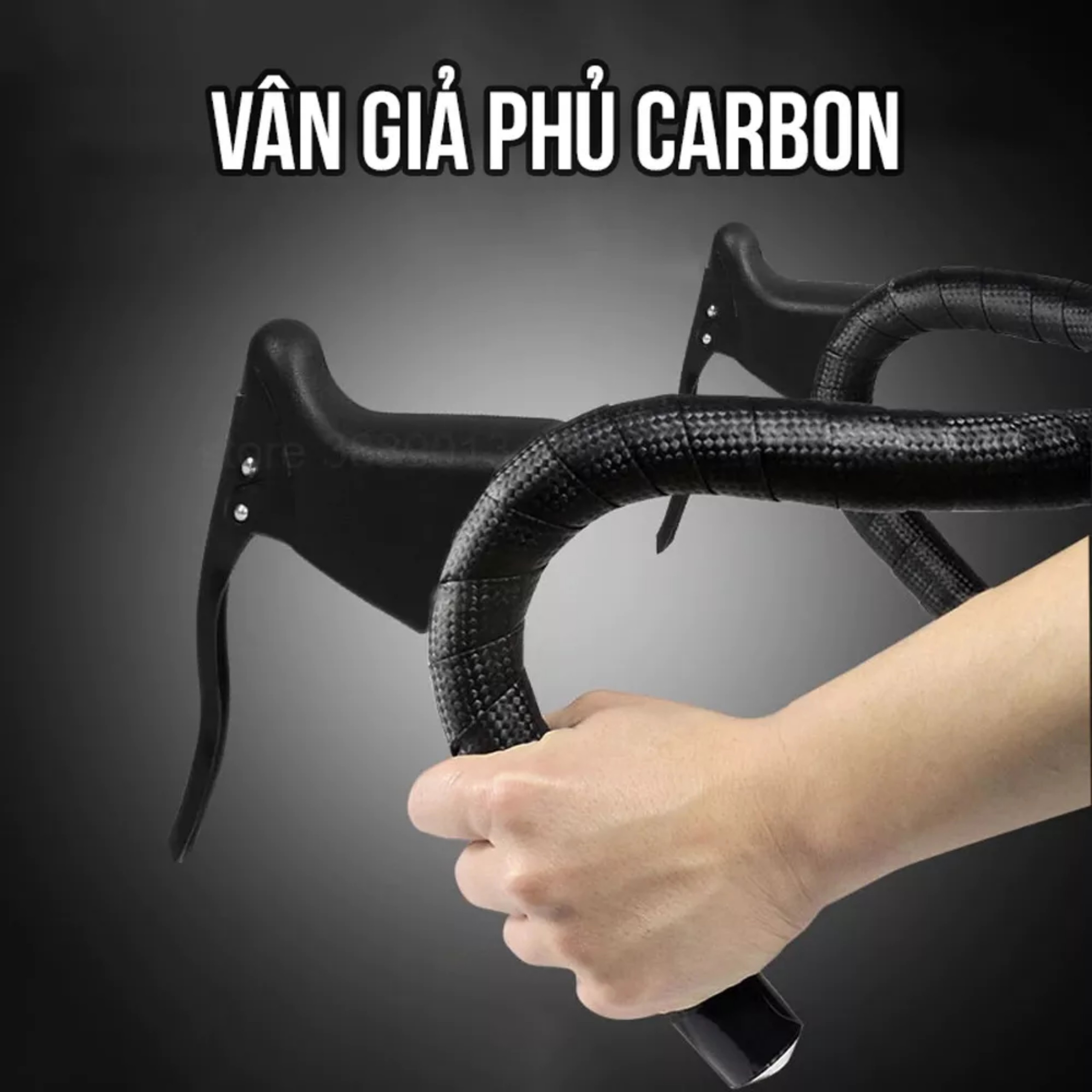 BĂNG QUẤN GHI ĐÔNG XE ĐẠP VÂN CARBON