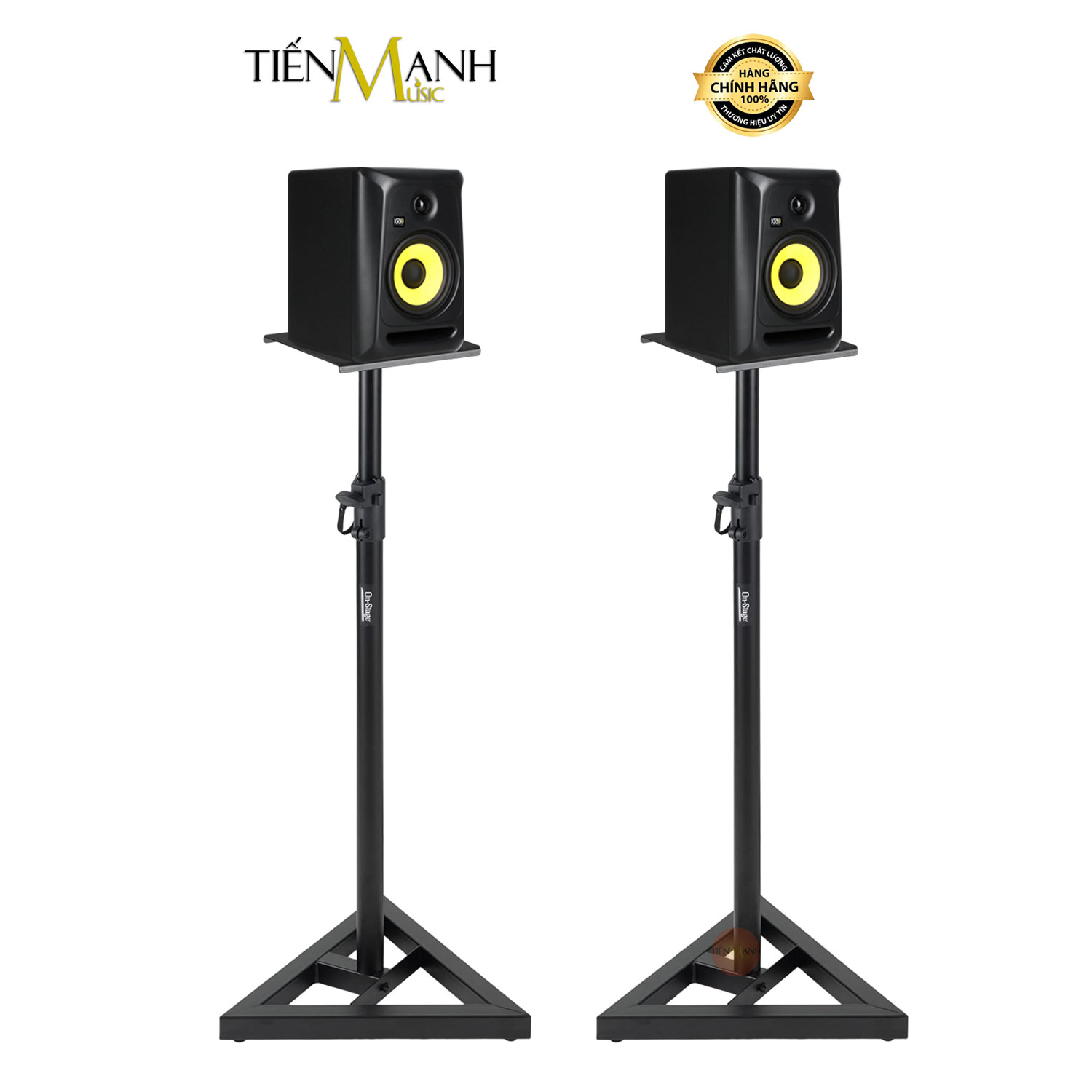 Chân loa kiểm âm on-stage sms6000-p - studio monitor speaker stand sms6000