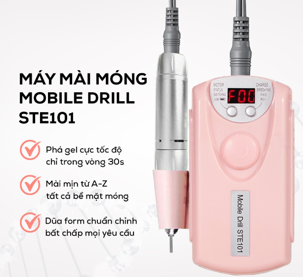 Máy mài móng tích điện ste 101
