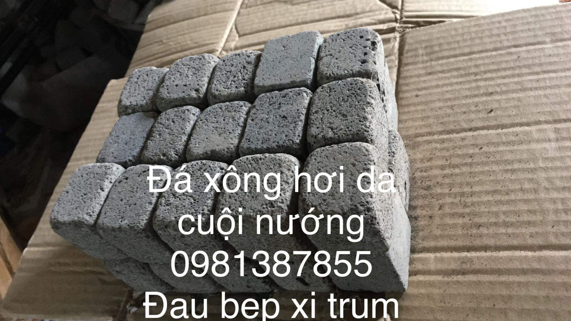 đá xông hơi đá cuội đá núi lửa