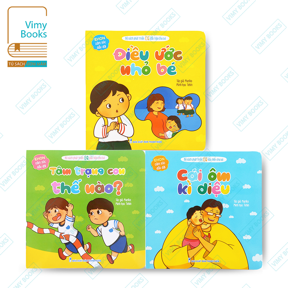 Sách - ehon cảm xúc đầu đời - bộ sách phát triển eq đầu tiên cho bé