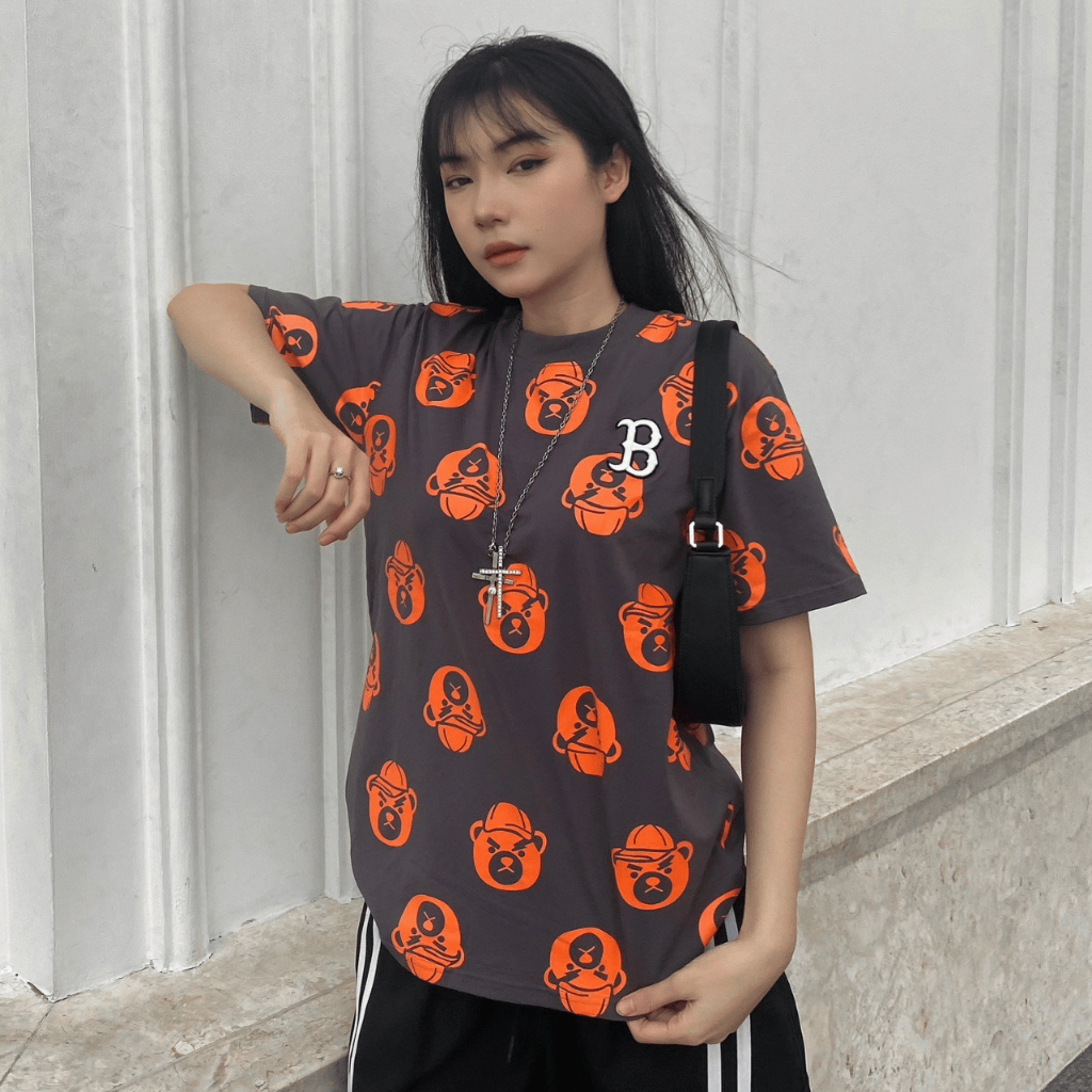 Áo xuất dư MLB VNXK Teddy Redsox chất cotton