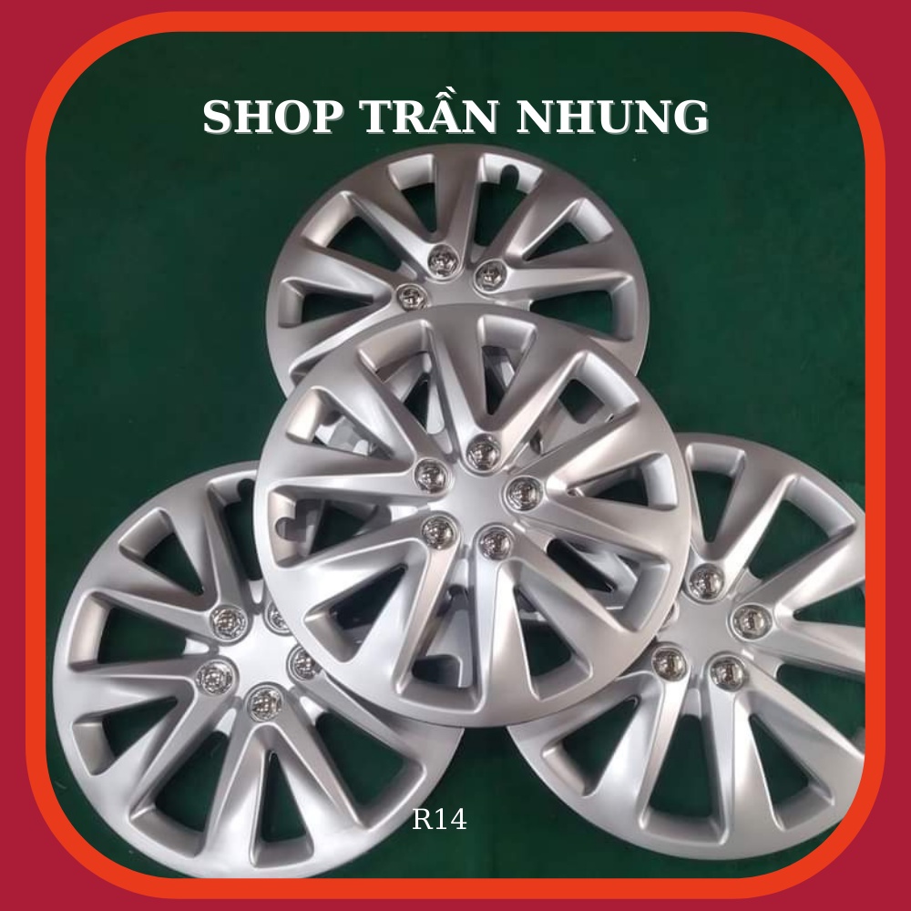 Ốp Chụp Mâm (Lazang) Oto R14 - 14 Inch - Bộ 4 Chiếc
