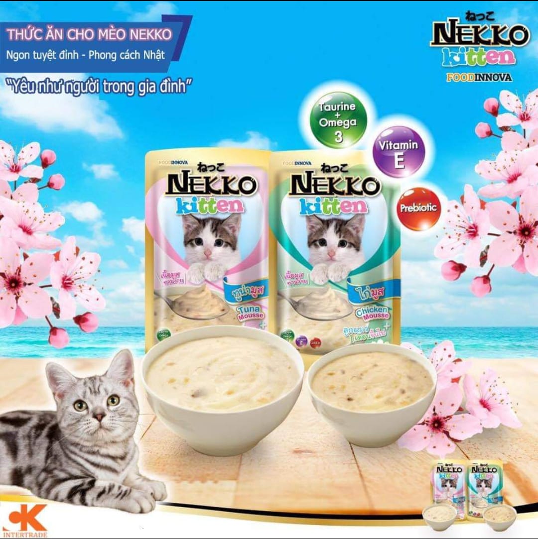 Pate Nekko Kitten cho mèo con 70g