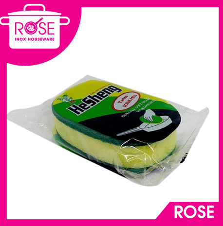 Miếng rửa chén bát tạo bọt biển - miếng rửa chén 3 lớp mút xốp tiện lợi