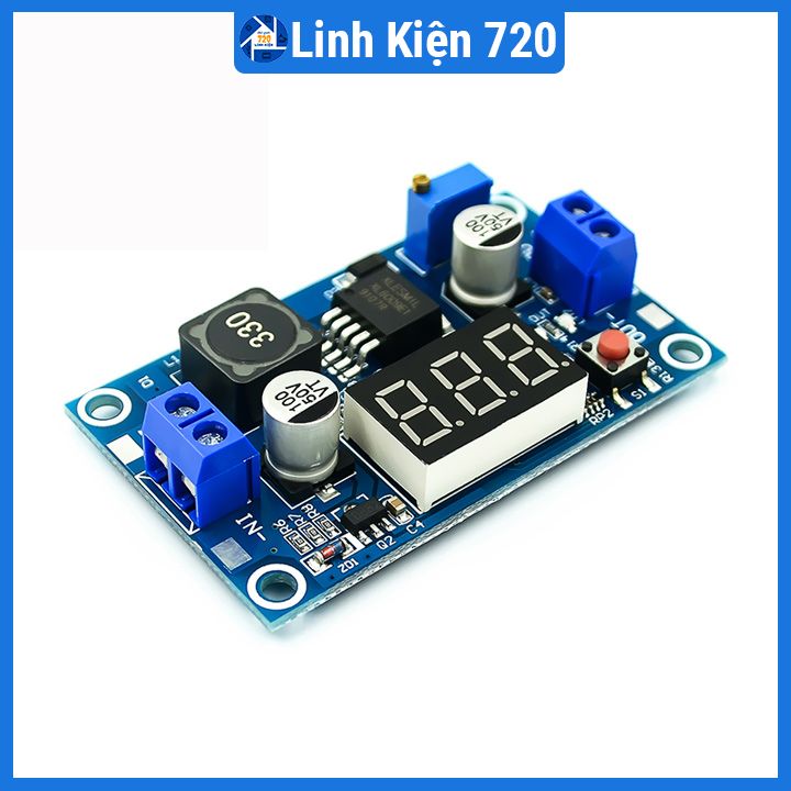Module Boost DC-DC XL6009 V2 hiển thị led 7 thanh