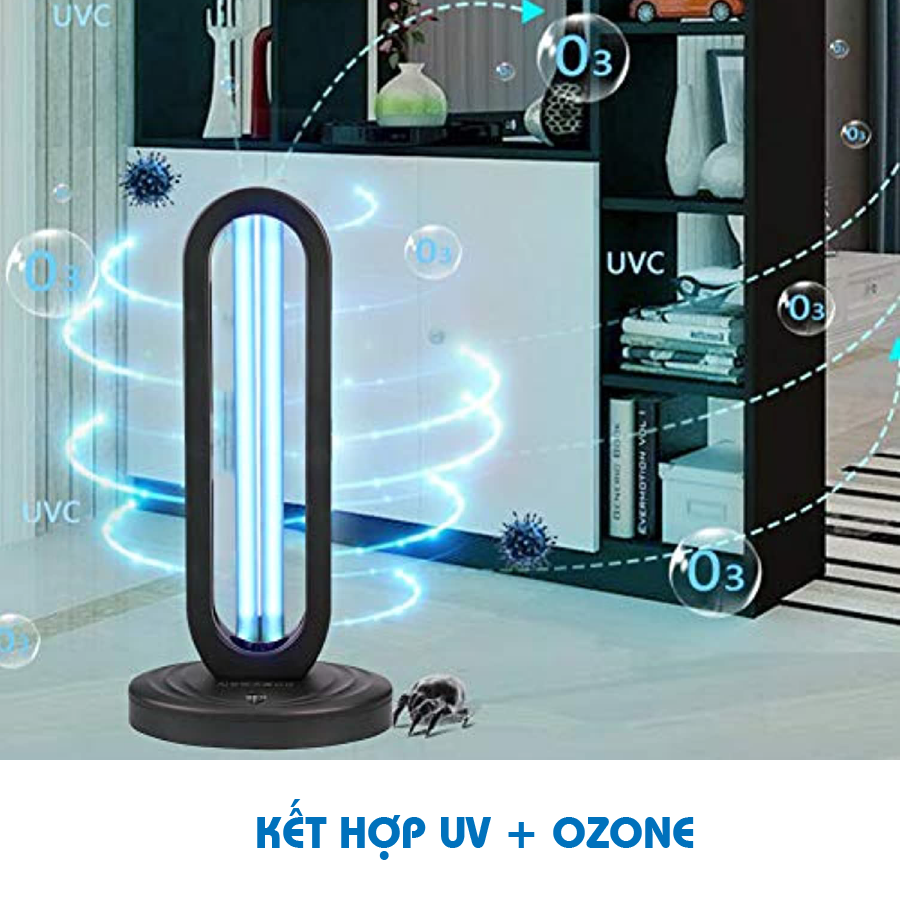 Đèn UV khử khuẩn 801 có ozon không remote