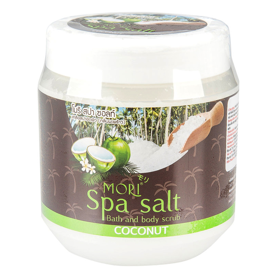Muối tắm spa Mori Salt dừa