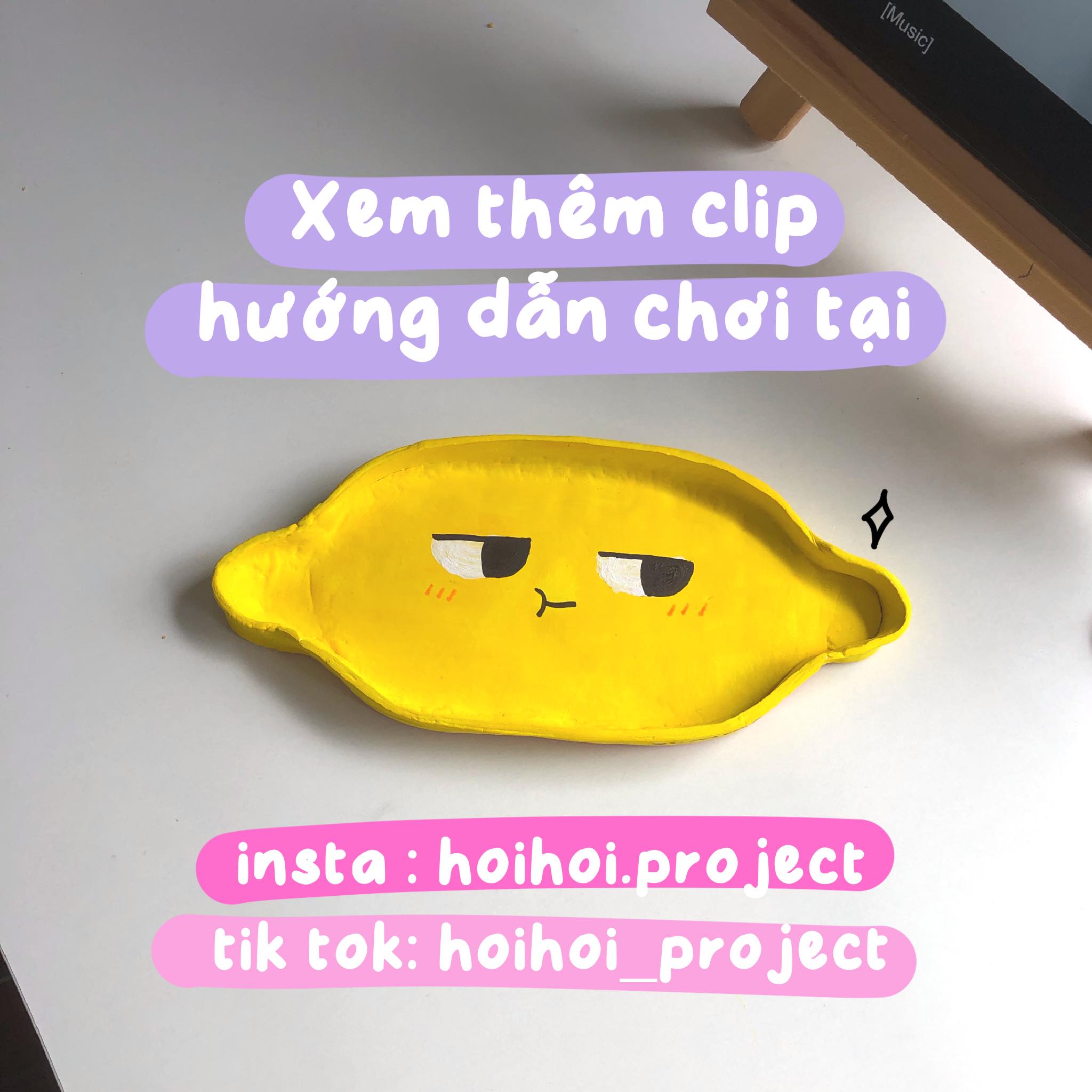 Set đất nặn tự khô đầy đủ dụng cụ / Hoi Hoi project