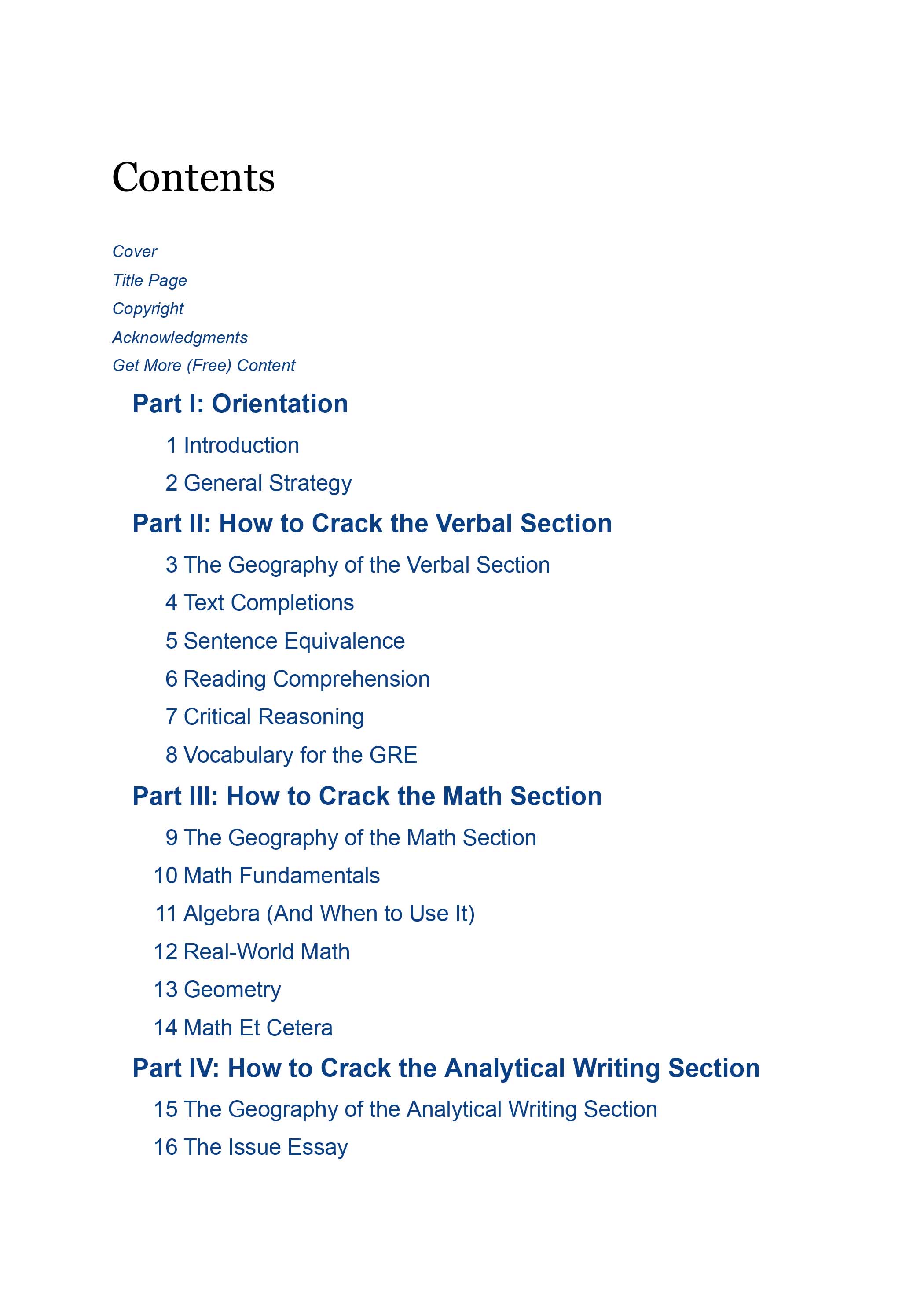 Cracking the GRE Premium