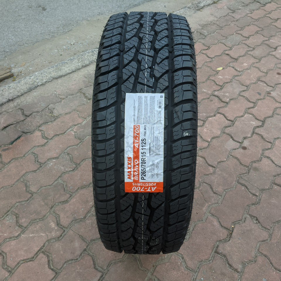265/70r15 112h at700 lốp ô tô maxis thái lan