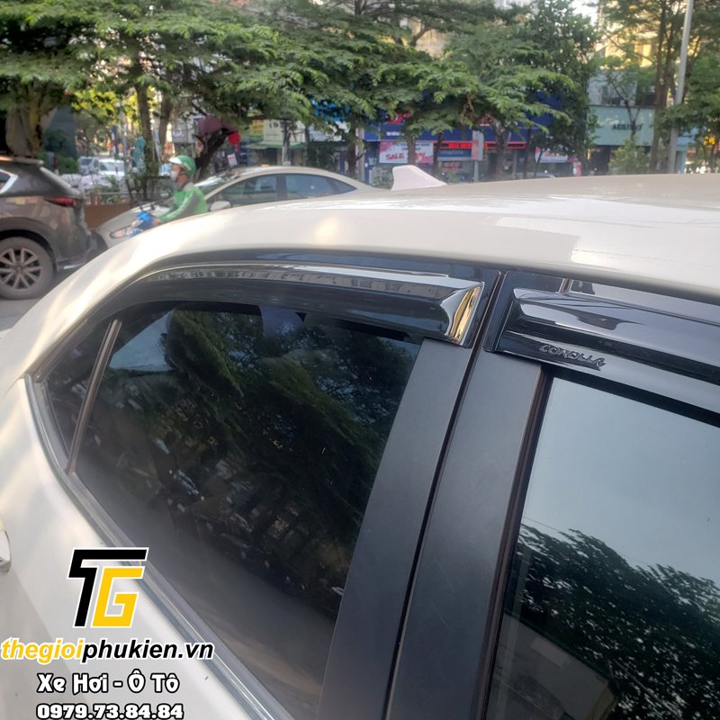 Bộ vè che mưa abs toyota corolla altis 2016-2019 cao cấp