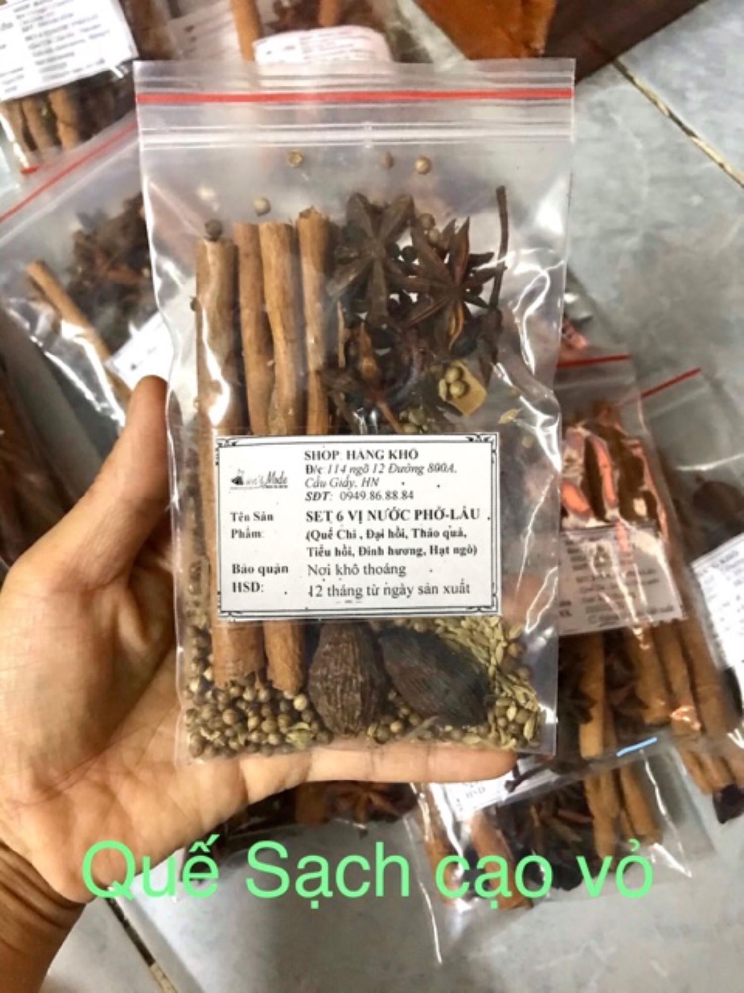 Hot sales cheap Set 3-6 vị nước Phở, Lẩu (gồm Quế, Đại hồi, thảo quả, đinh hương, hạt mùi, tiểu hồi)