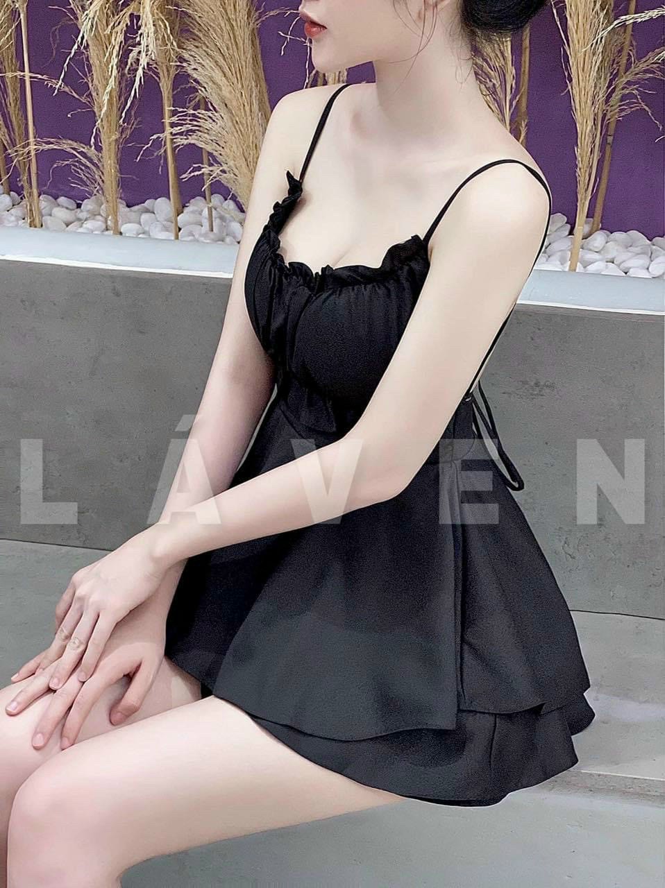 [Sét Ngủ] Sét Bộ Đùi 2 Lớp Bèo Lai (có Mút Ngực)