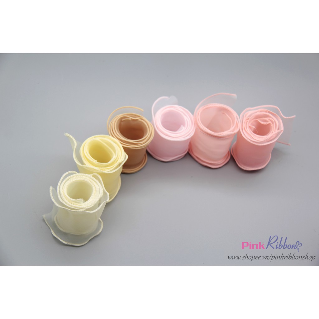 Voan Mờ Viền Bô Đê 6Cm