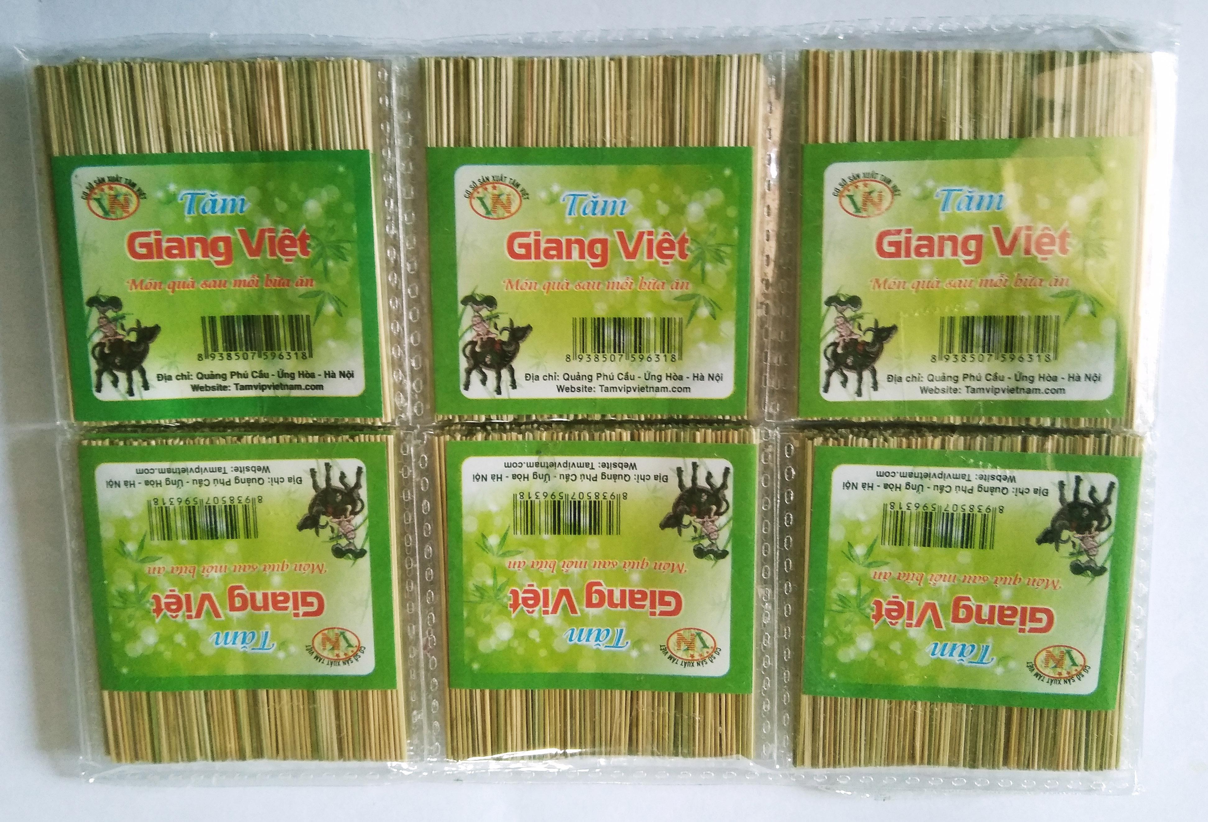 Tăm Giang Vip (Combo 30 gói ) Tăm Tre Xỉa Răng Loại Thượng Hạng, Nhỏ Xíu, Làm Từ Cật Giang Siêu Dẻo