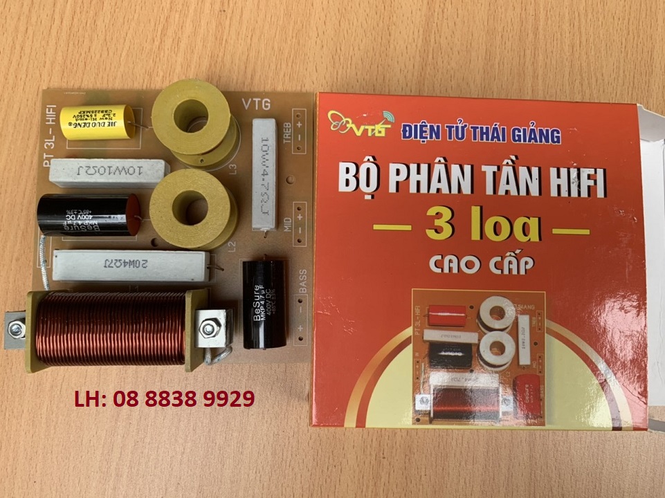 CẶP MẠCH PHÂN TẦN 3 ĐƯỜNG TIẾNG LOA CÔNG SUẤT LỚN HIFI - GIÁ 2 MẠCH