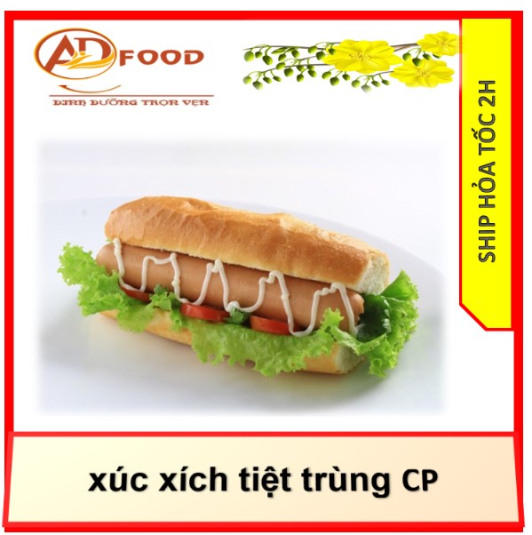 xúc xích tiệt trùng cp gói 200gr