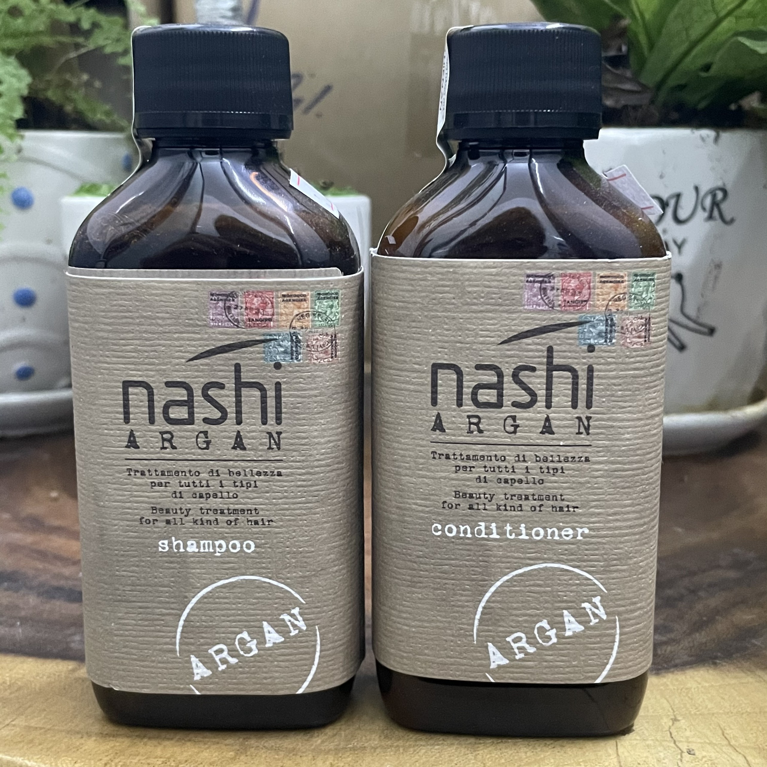 [HCM]Dầu gội xả phục hồi tóc Nashi Argan 200mlx2
