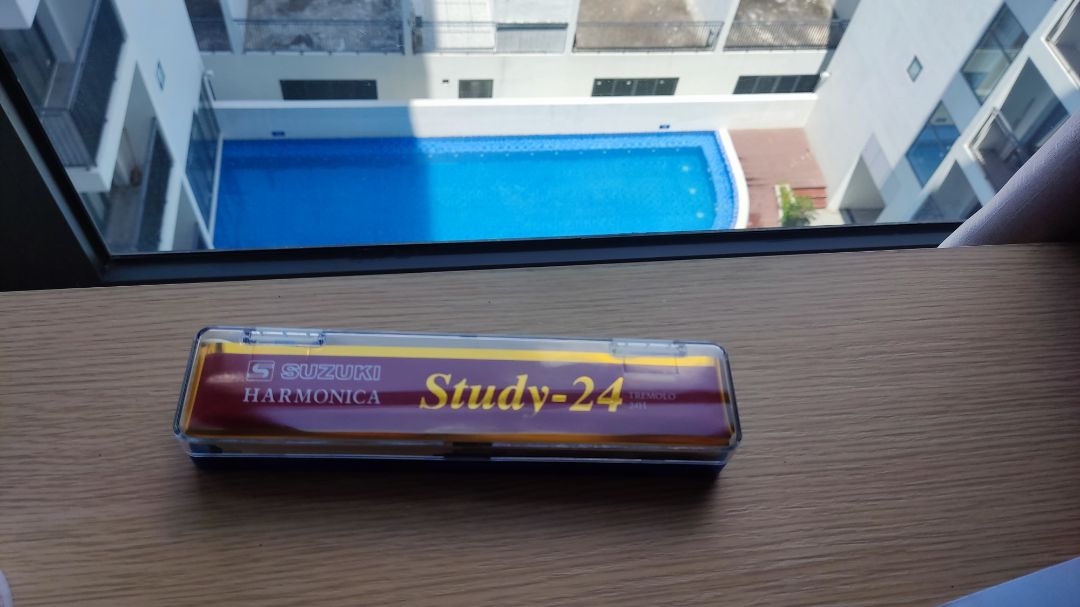 [HOẢ TỐC] Kèn harmonica tremolo Suzuki Study 24 key C