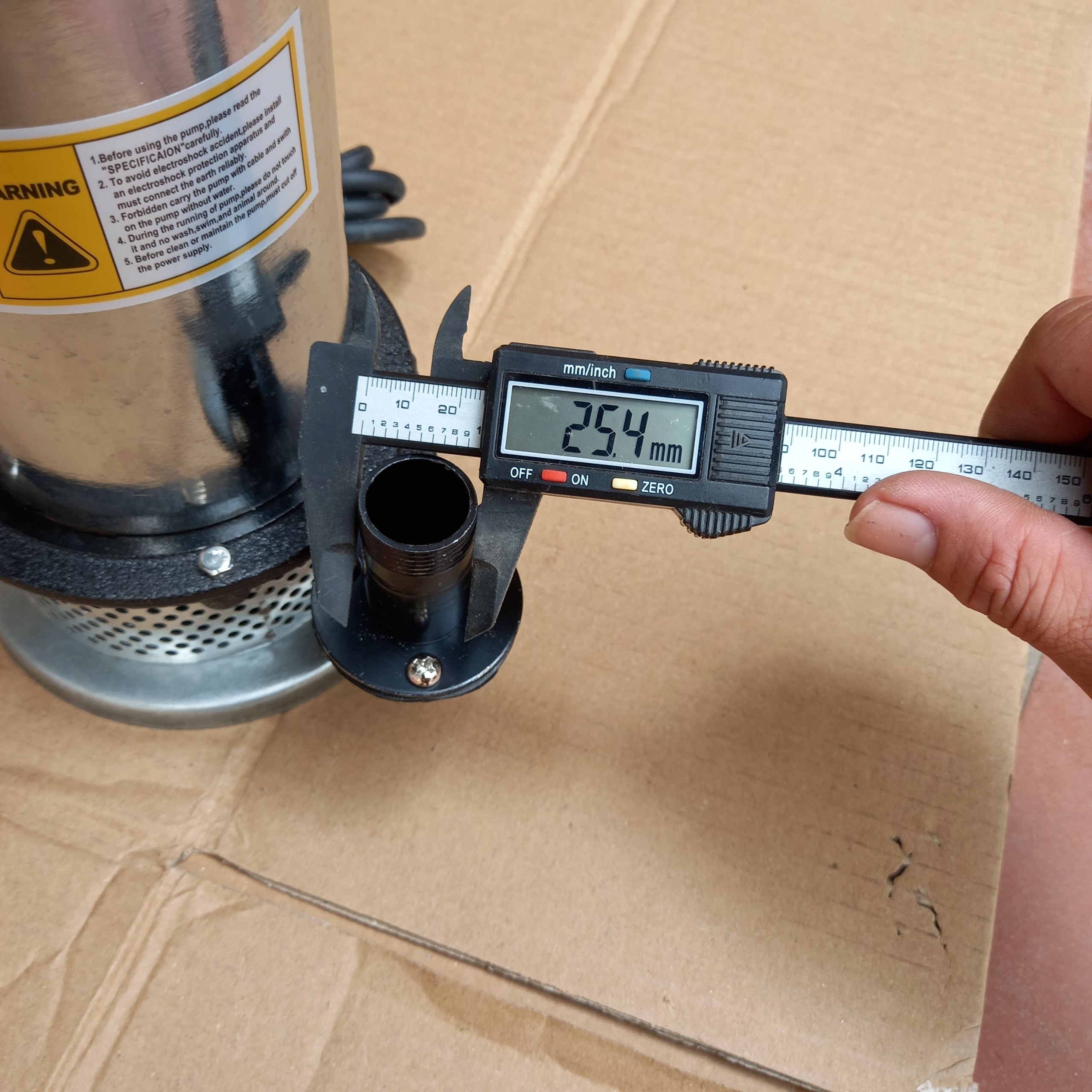 Máy Bơm Chìm Bơm Tõm INOX 370W