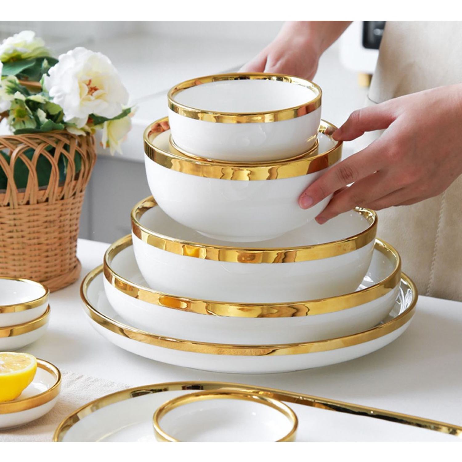 chén cơm sứ. chén ăn cơm. bát ăn cơm. bát con đủ màu. chén sứ phong cách bắc âu.