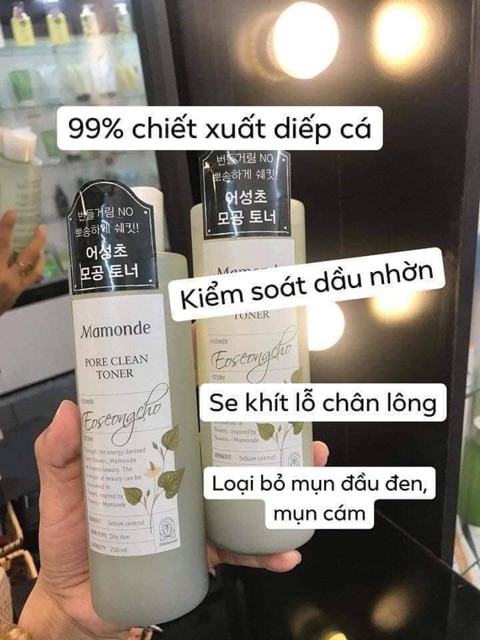 Nước Hoa Hồng Diếp Cá Toner Mamonde