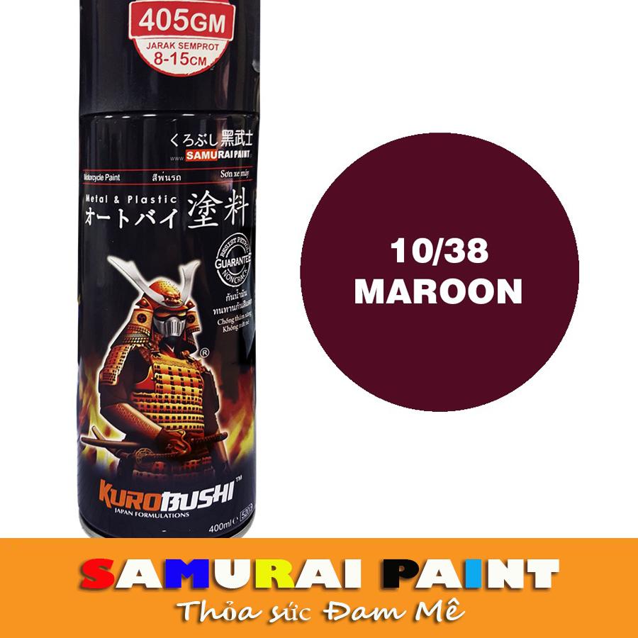 Sơn samurai màu hạt dẻ - Chai sơn màu hạt dẻ 38 sơn xịt samurai
