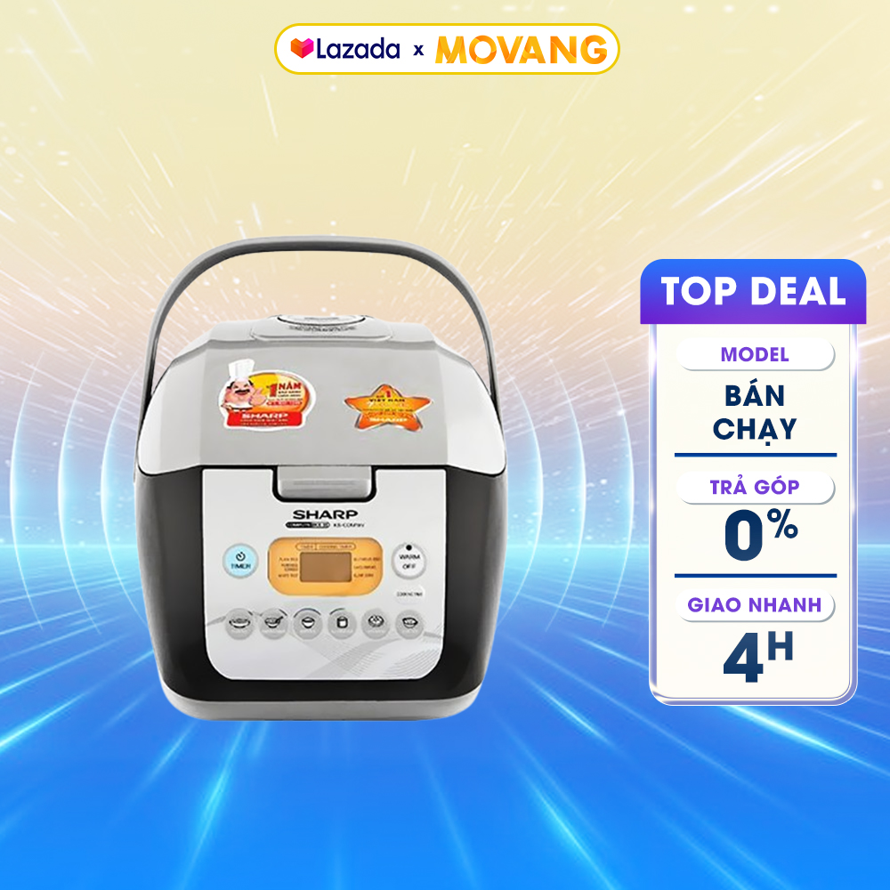 [GIAO TẠI HCM] - Nồi cơm điện Sharp KS-COM19V-G 1.8 lít
