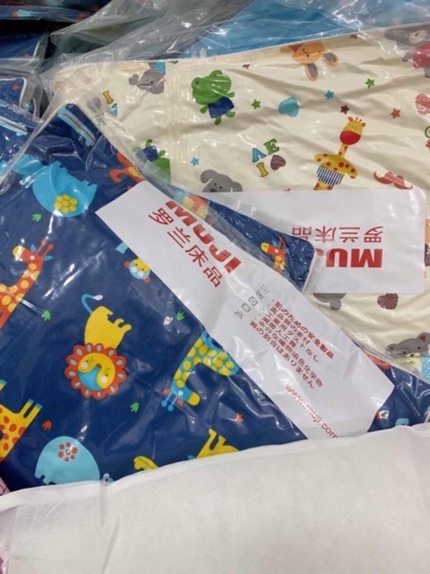 GỐI MUJI COTTON XUẤT NHẬT CHO BÉ [ Siêu Rẻ]