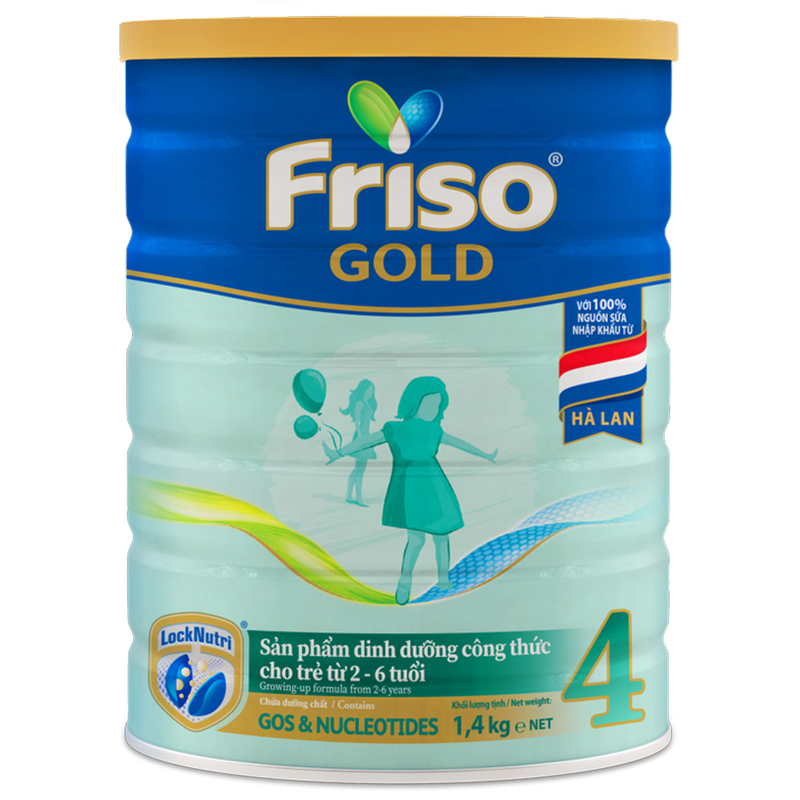 (HSD 09/2023)  Sữa Bột FRISO GOLD 4 Lon thiếc 1,4kg