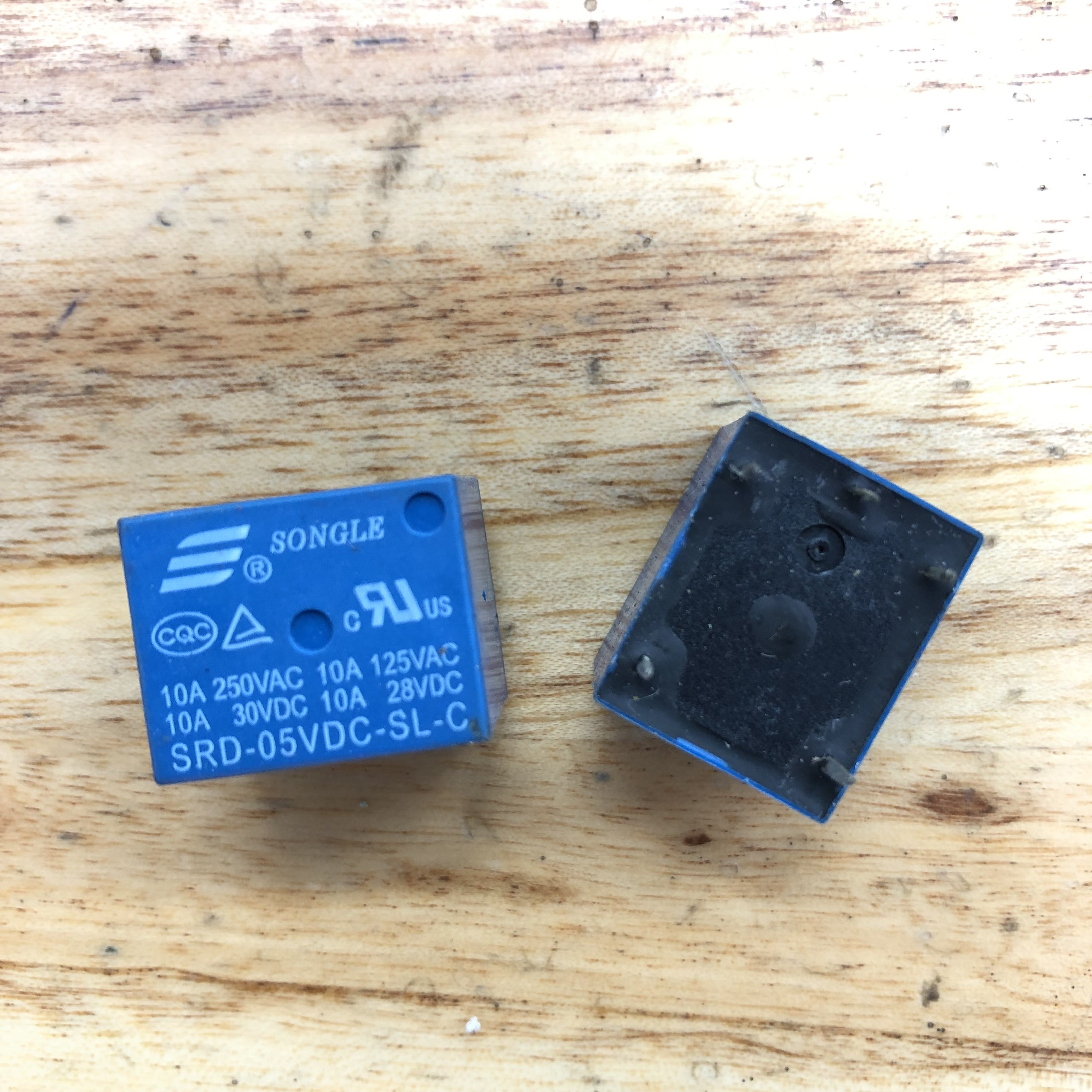 Relay 5 chân 5vdc, 12vdc - rơ le # linh kiện điện tử