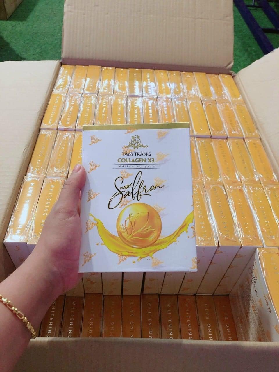 Tắm trắng Collagen X3- ( hộp 3 gói )