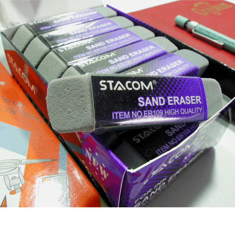 Combo 5 Cục Gôm Tẩy mực viết máy 2 đầu Stacom – ER109 Dễ cầm nắm, không độc hại