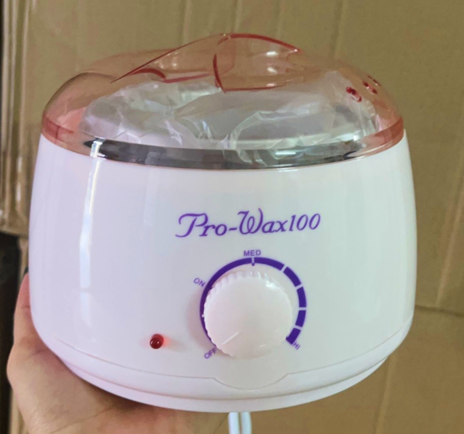 Combo waxing triệt lông - nồi pro100 (1nồi prowax100, 1mỡ trăn nguyên chất, 100gr sáp beans, tặng 1 bột tẩy tế bào chết cf dừa))