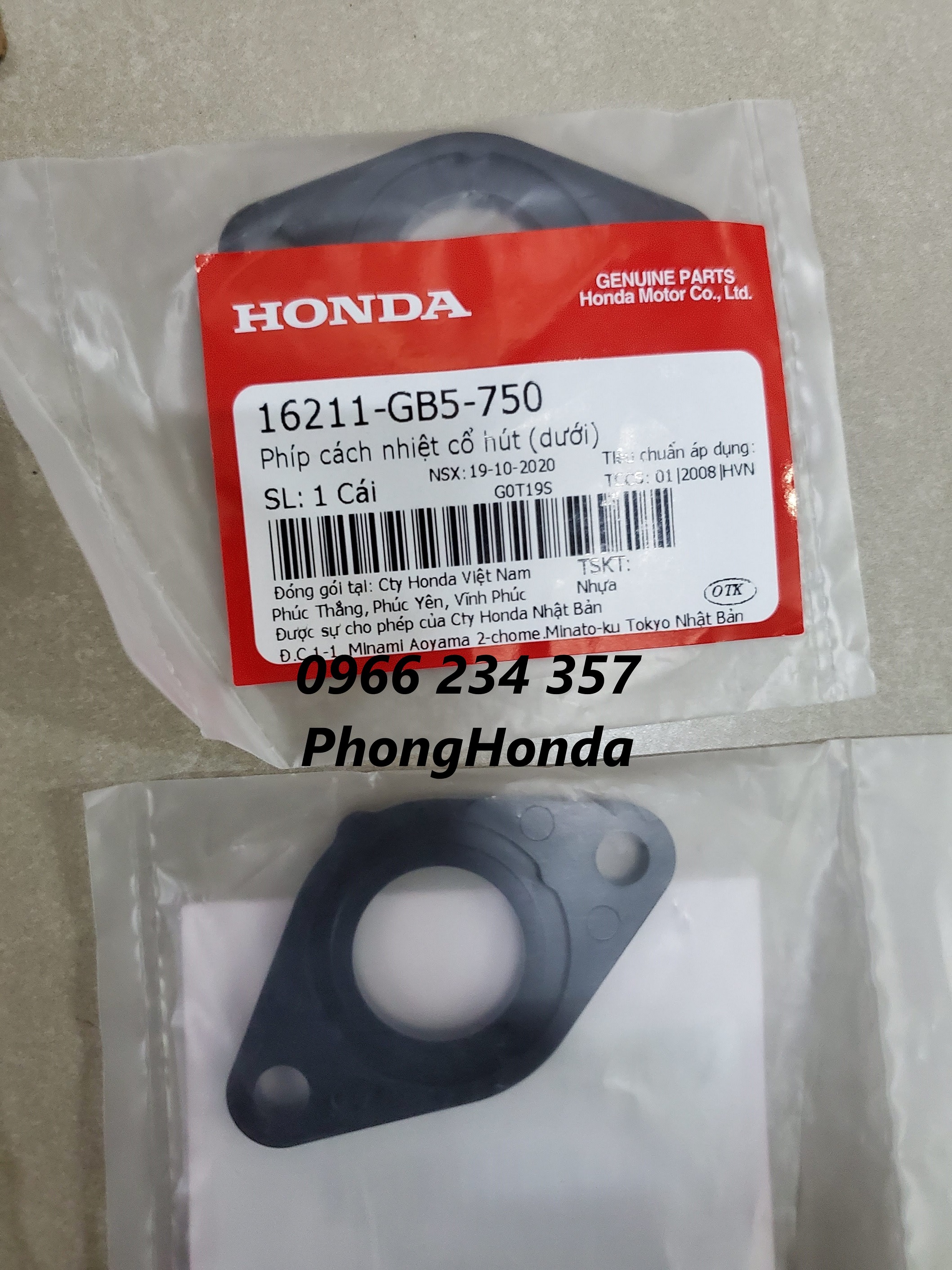 Phíp co xăng wave , dream chính hiệu honda