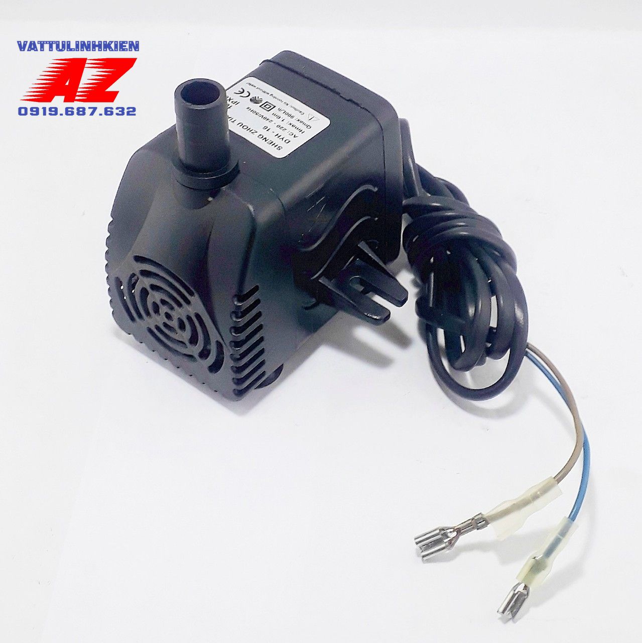 Bơm chìm mini DYH-16 Loại 220V/16W-900L dùng cho quạt hơi nước,bể cá, tưới cây