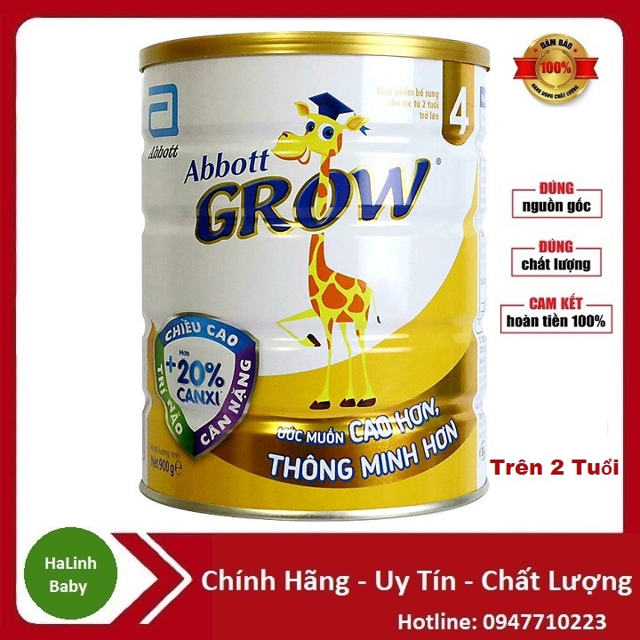 Sữa bột abbott grow 4 900g