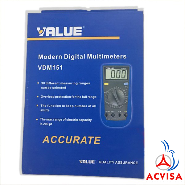 ĐỒNG HỒ VẠN NĂNG VALUE VDM 151