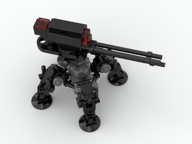 Le Go Đồ Chơi Lắp Ráp Robot Moc Mech Gunlinger
